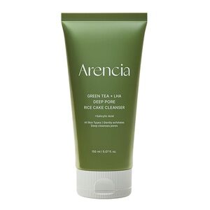 Arencia Green Tea + LHA Deep Pore Rice Cake Cleanser- all skin types, vegan